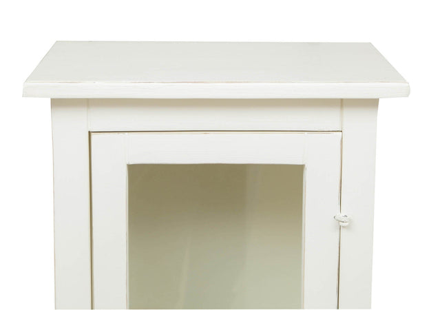 Biscottini Vetrinetta Country Biscottini legno massello tiglio anticato Made Italy