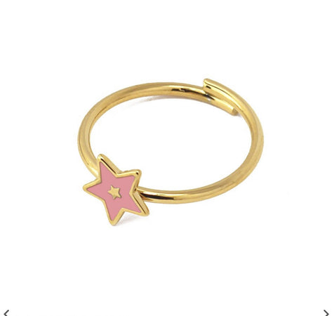 Anartxy - Anello stella rosa