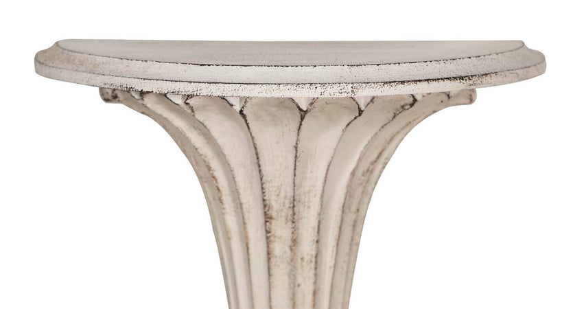 Biscottini Mensola a muro Biscottini legno bianco anticato 29x14x34 design Shabby Made in