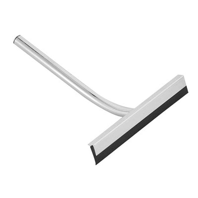 Spazzola pulisci box doccia in ottone cromato e gomma siliconica - accessori bagno