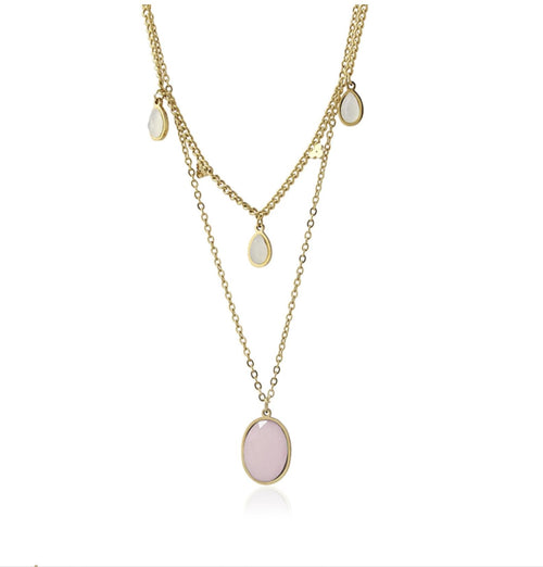 Anartxy - Collana di Opale rosa