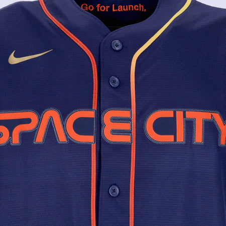 NIKE MLB Casacca Baseball Uomo Mlb Official Replica Jersey City Connect Houast Original Team Colors da uomo