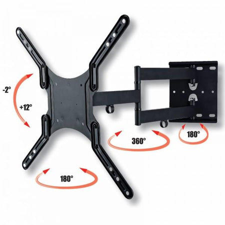 Supporto a Muro Ultra Slim per TV LED LCD 23-55'' Nero