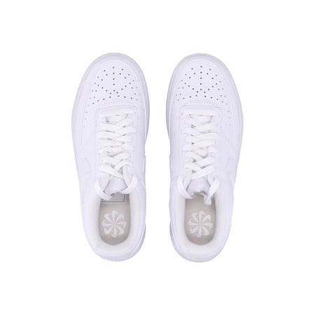 Nike Scarpa Bassa Donna W Court Vision Low Next Nature White/white/white da donna