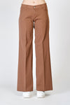 Kiltie Pantaloni Marrone da donna