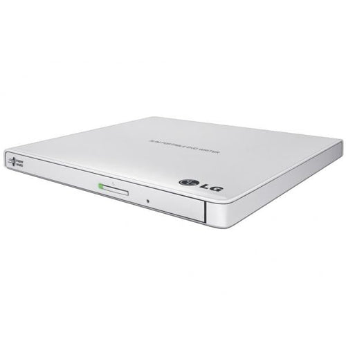Masterizzatore esterno LG GP57EW40 - Masterizza tutti i principali formati DVD / CD - Protezione dei dati con supporto M-DISC - Funzione Silent Play - White