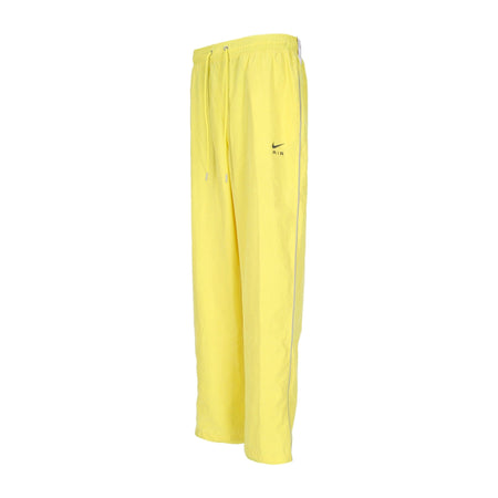 Nike Pantalone Tuta Uomo Sportswear Air Woven Pant Yellow Strike/black da uomo