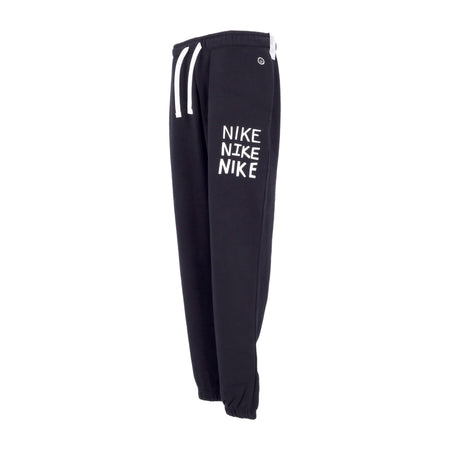 Nike Pantalone Tuta Felpato Uomo Sportswear Hbr-c Fleece Joggers Black/white/white da uomo