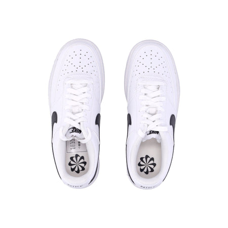 Nike Scarpa Bassa Donna W Court Vision Low Next Nature White/black/white da donna