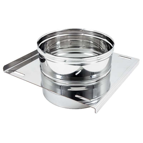 Piastra intermedia da 300mm in acciaio inox MF AISI 304