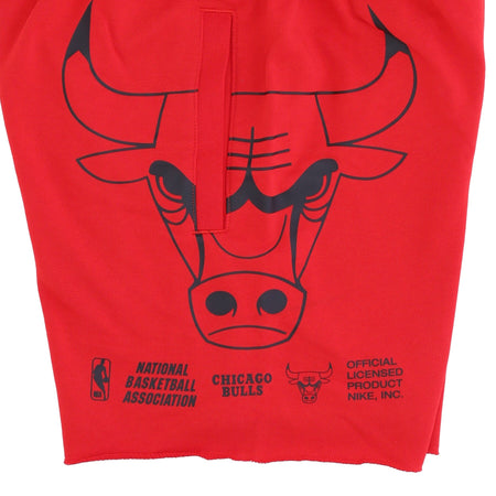 NIKE NBA Pantalone Corto Tuta Uomo Nba Fleece Short Courtside Chibul University Red da uomo