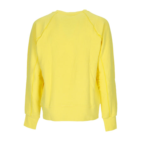 Nike Felpa Leggera Girocollo Uomo Sportswear Air French Terry Crew Yellow Strike/black da uomo