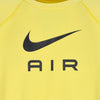 Nike Felpa Leggera Girocollo Uomo Sportswear Air French Terry Crew Yellow Strike/black da uomo