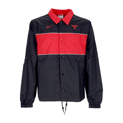 NIKE NBA Giacca Coach Jacket Uomo Nba Full-snap Lightweight Jacket Chibul Black/university Red/white da uomo