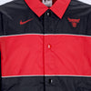 NIKE NBA Giacca Coach Jacket Uomo Nba Full-snap Lightweight Jacket Chibul Black/university Red/white da uomo