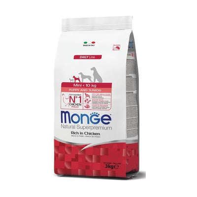 Monge Natural Superpremium secco Cani Puppy & Junior Mini pollo
