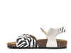 GOLDSTAR Sandalo Bambina Argento Zebra