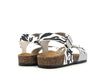 GOLDSTAR Sandalo Bambina Argento Zebra