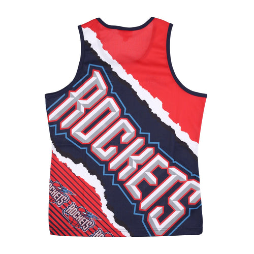 MITCHELL & NESS Canotta Tipo Basket Uomo Nba Jumbotron 2.0 Mesh Tank Harwood Classics Houroc Original Team Colors da uomo