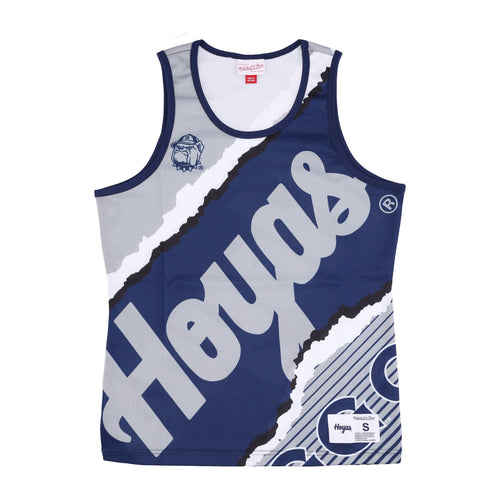 MITCHELL & NESS Canotta Tipo Basket Uomo Ncaa Jumbotron 2.0 Mesh Tank Geohoy Original Team Colors da uomo