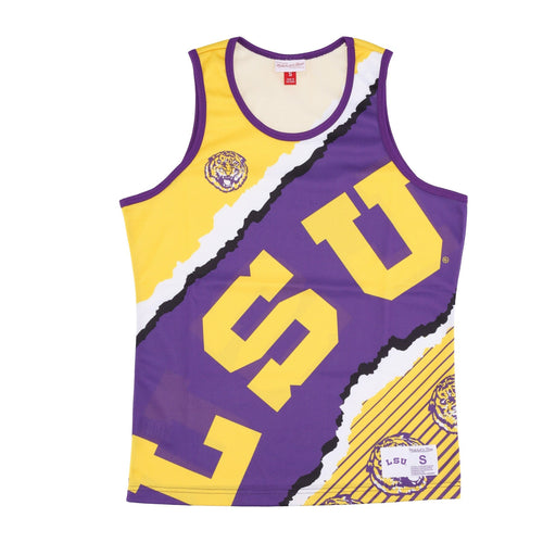MITCHELL & NESS Canotta Tipo Basket Uomo Ncaa Jumbotron 2.0 Mesh Tank Loutig Original Team Colors da uomo
