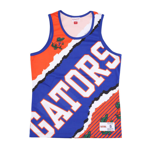 MITCHELL & NESS Canotta Tipo Basket Uomo Ncaa Jumbotron 2.0 Mesh Tank Flogat Original Team Colors da uomo