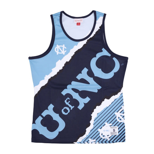 MITCHELL & NESS Canotta Tipo Basket Uomo Ncaa Jumbotron 2.0 Mesh Tank Unchee Original Team Colors da uomo