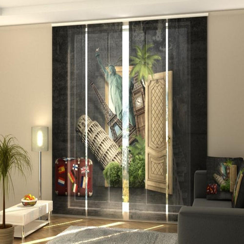 Tende a Pannello Un Mondo Intero dietro la Porta