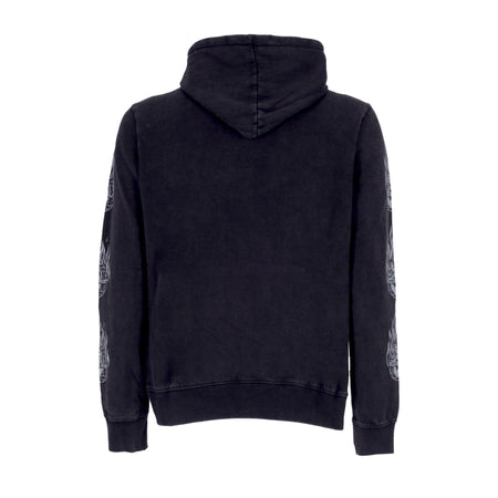 ELEMENT Felpa Cappuccio Uomo Deathstar Hoodie X Star Wars Washed Black da uomo