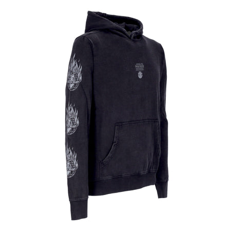 ELEMENT Felpa Cappuccio Uomo Deathstar Hoodie X Star Wars Washed Black da uomo
