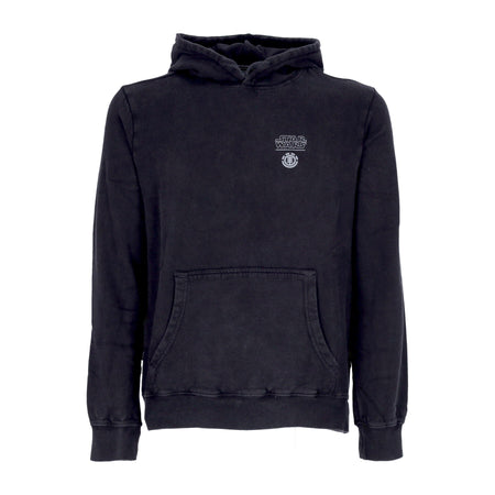 ELEMENT Felpa Cappuccio Uomo Yoda Hoodie X Star Wars Washed Black da uomo