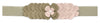 CINTURA CON BASE IN GROS-GRAIN + FIORI IN CAMOSCIO E VERNICE CON 1 PUNTO LUCE