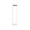 Tubo canale zincato da 200 x 1000 mm spessore 6 decimi