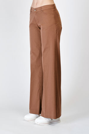 Kiltie Pantaloni Marrone da donna