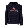 NEW ERA Felpa Cappuccio Uomo Nfl Script Team Hoody Tambuc Black/scarlet da uomo