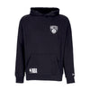 NEW ERA Felpa Cappuccio Uomo Nba Half Logo Oversized Hoody Bronet Black/white da uomo