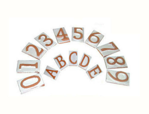 MASIDEF - CIVICO IN TERRACOTTA LETTERA A