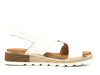 DONNA SOFT Sandali pelle bianca pitone old roccia