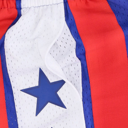 MITCHELL &amp; NESS Pantaloncino Basket Uomo Nba Dark Shorts Hardwood Classics Nejnet Original Team Colors da uomo