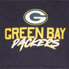 NEW ERA Felpa Cappuccio Uomo Nfl Script Team Hoody Grepac Heather Graphite/green da uomo
