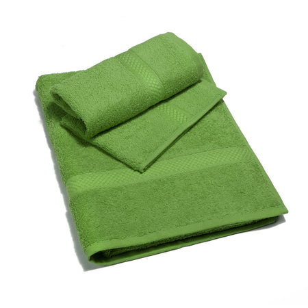 Asciugamano colorato da bagno con ospite "Minorca" 100 % in cotone Caleffi