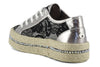 SNEAKERS FASCIA CORDA IN PIZZO E GLITTER