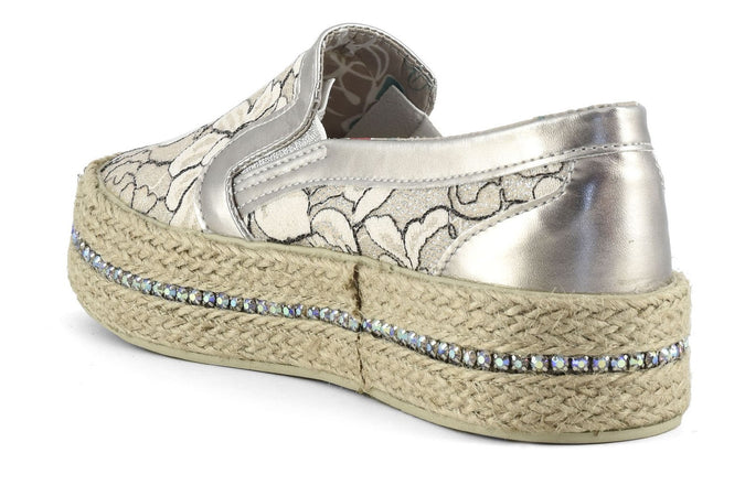 SLIP-ON FASCIA CORDA IN PIZZO E GLITTER