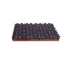 Pavimento modulare Patio Piano in legno rigato con supporto in PVC per giardino e terrazzo