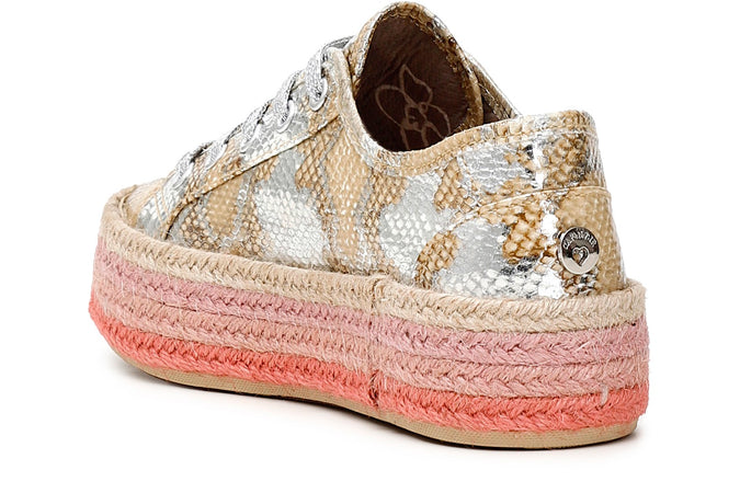SNEAKERS FASCIA CORDA DEGRADE' CON TOMAIA PITONATA