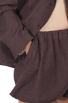 Alysi - Gonna - 460745 - Prugna da donna