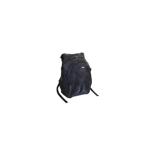 Targus 15 - 16 Inch / 38.1 - 40.6cm Campus Backpack (CAMPUS 16IN B/PACK BLK - NYLON BLACK)