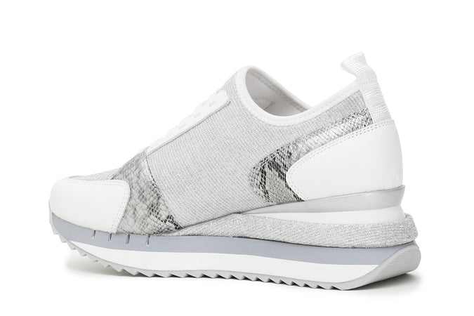 SLIP ON FINTO ALLACCIATO MULTIMATERIALE