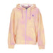 Adidas Felpa Leggera Cappuccio Zip Donna All Over Print Zip Hoodie Bliss Lilac/almost Yellow da donna