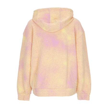 Adidas Felpa Leggera Cappuccio Zip Donna All Over Print Zip Hoodie Bliss Lilac/almost Yellow da donna